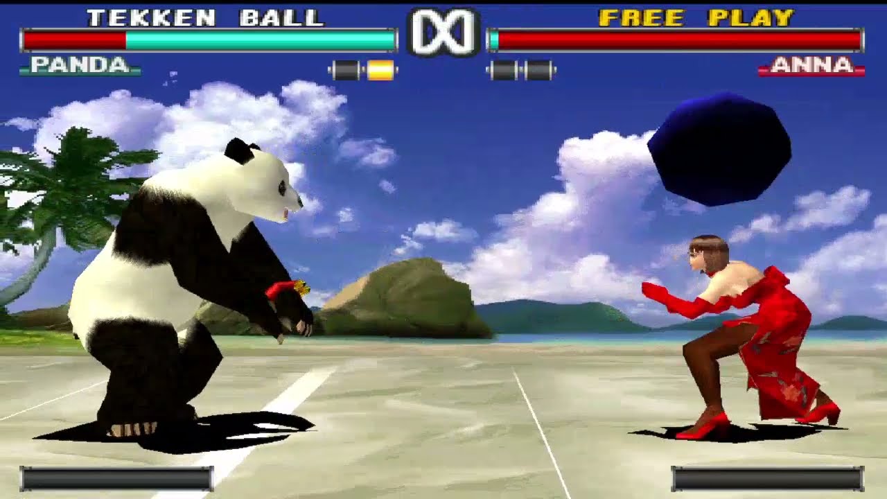 Tekken 3 Ball Mode Panda vs Anna