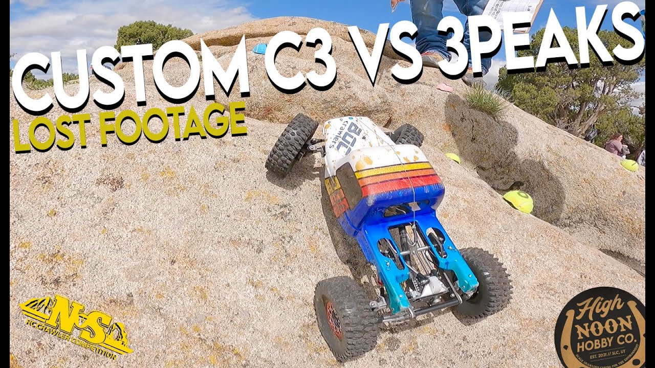 Custom C3 Crawler Takes On Tough Course at Three Peaks, Utah! [NVS RC Crawling Championship footage]