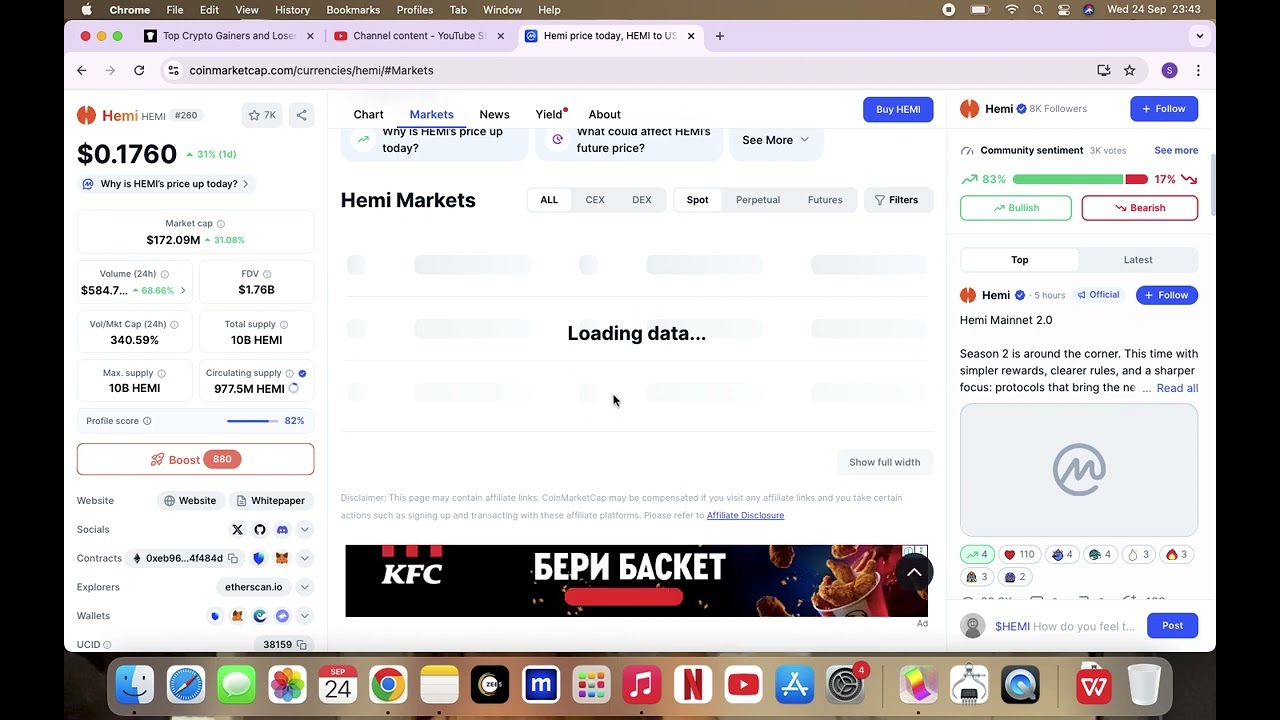 hemi Coin Quick Update ⚠️ | hemi Token Price Prediction | hemi Prediction 2025