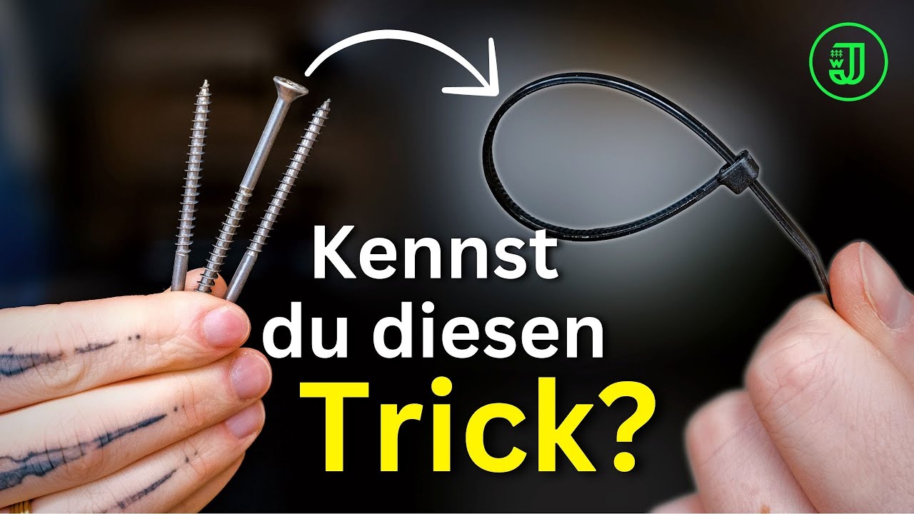 Kein BOHRER? Kein Problem! 🤫 Ich sag's ungern, aber dieser INSTA TRICK ist... | Jonas Winkler