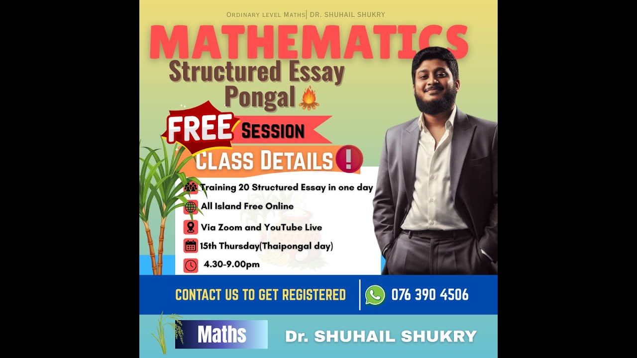 Free OL Maths 20 Structured essay practice