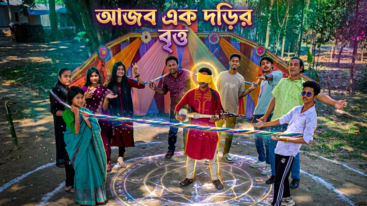 ওস্তাদের   দেতারার টোন বন্ধ হওয়ার সাথে সাথে দড়ির বৃত্ত থেকে বের হওয়ার চ্যালেন্জ।