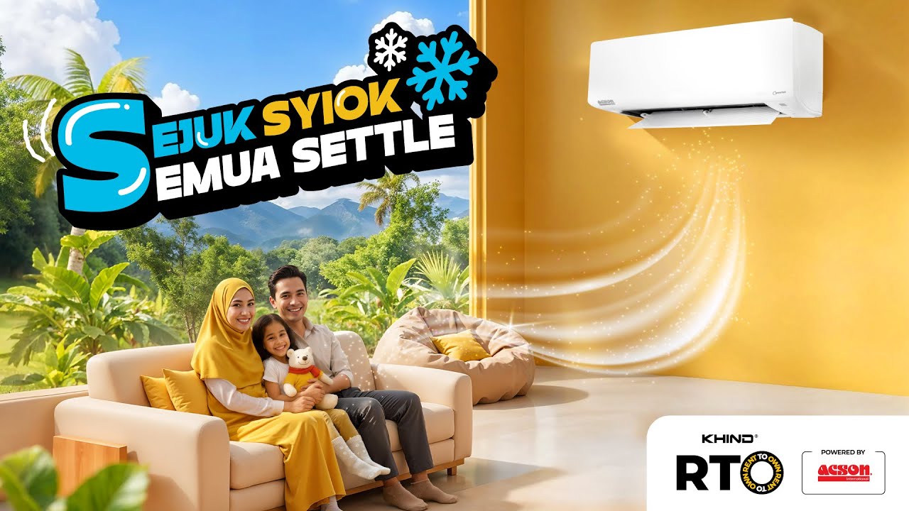 KOOL series 5-Star Inverter Air Conditioner | KHIND Rent-to-Own Powered by Acson