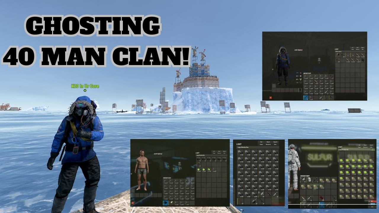 HOW WE GHOSTED A 40+ DEEP CLAN ON MONTHLY UNTIL THEY RAIDED US!!!