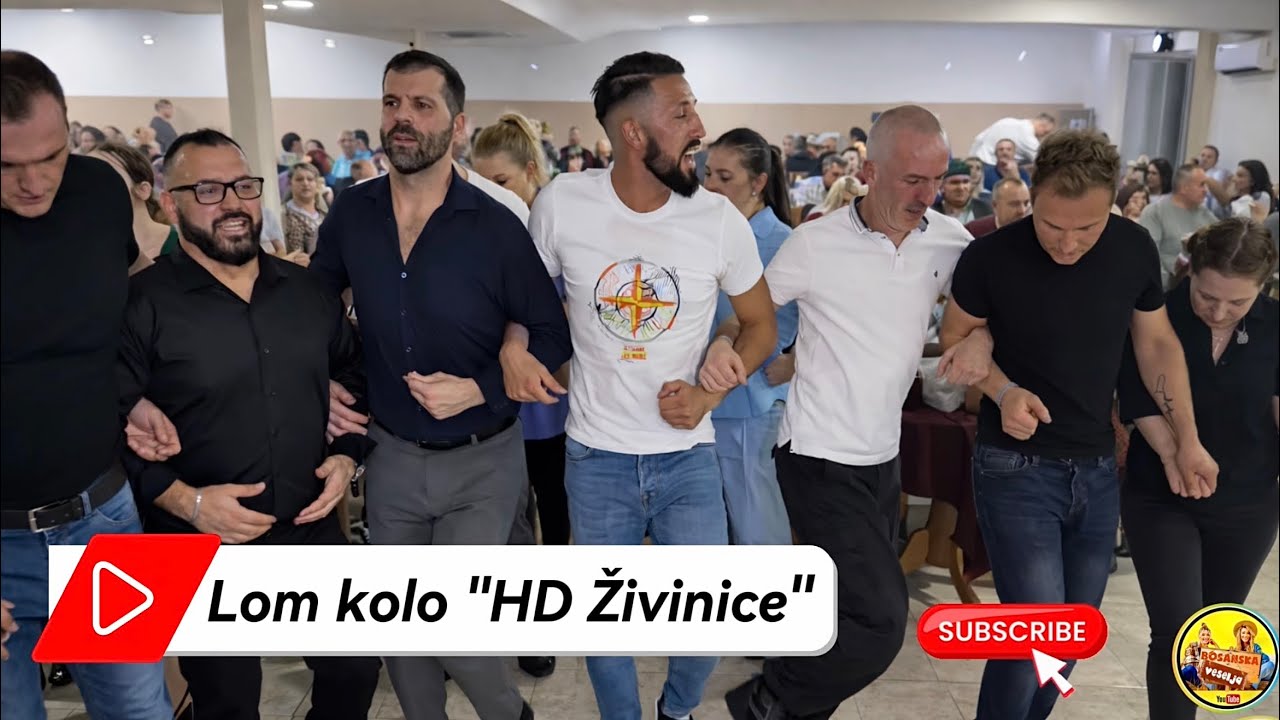Izvorno Lom kolo🕺sa najjačim igračima🔥HD Živinice 🎶