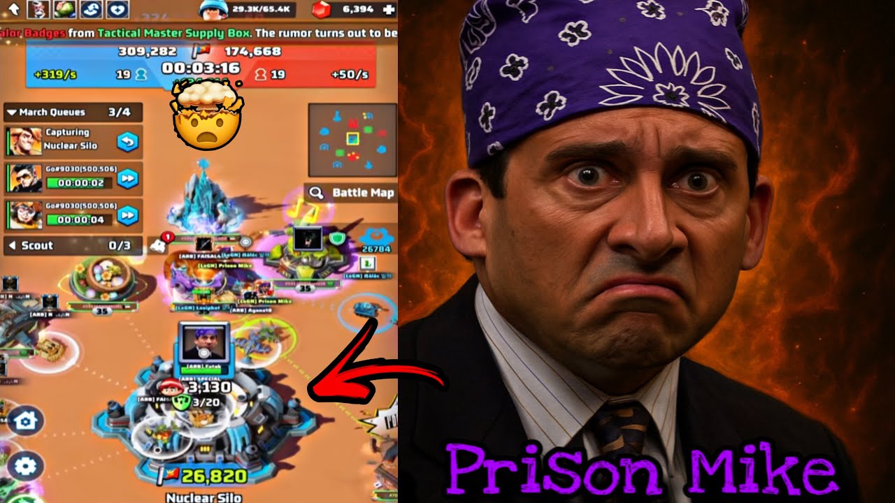 Last war : Desert Storm #701 (LEGN) vs #541 (ARB) - Prison Mike 🔥