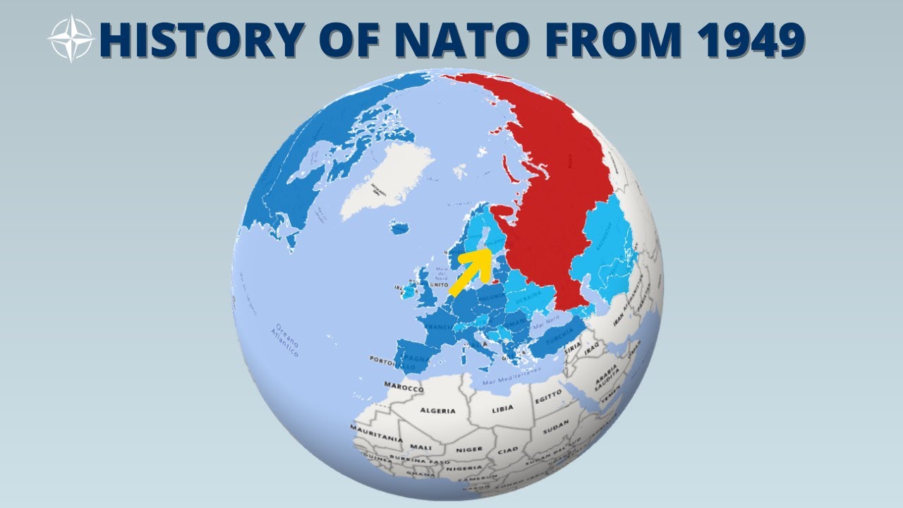 NATO COUNTRIES MAP - 1949/2022