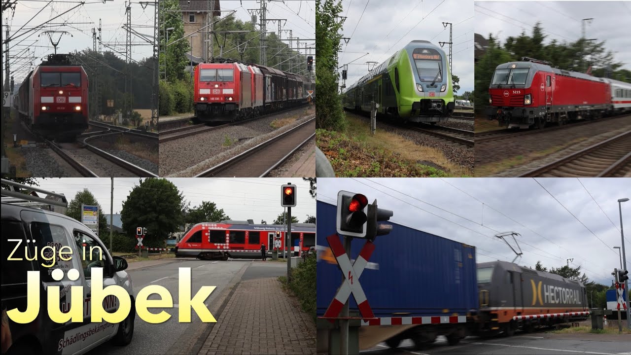 Züge in Jübek / Tog i Jübek / Trains in Jübek