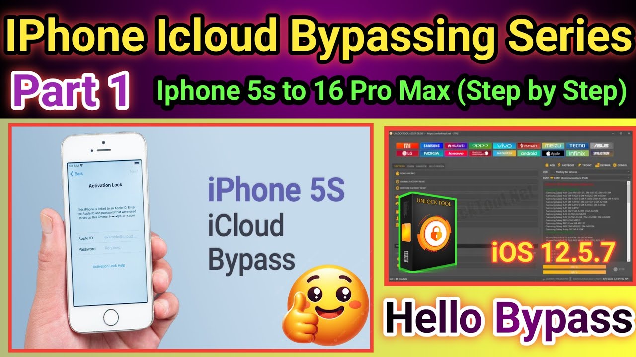 Iphone 5s icloud bypass in 2025 w/o network iOS 12.5.7 | Iphone bypassing series start part 1