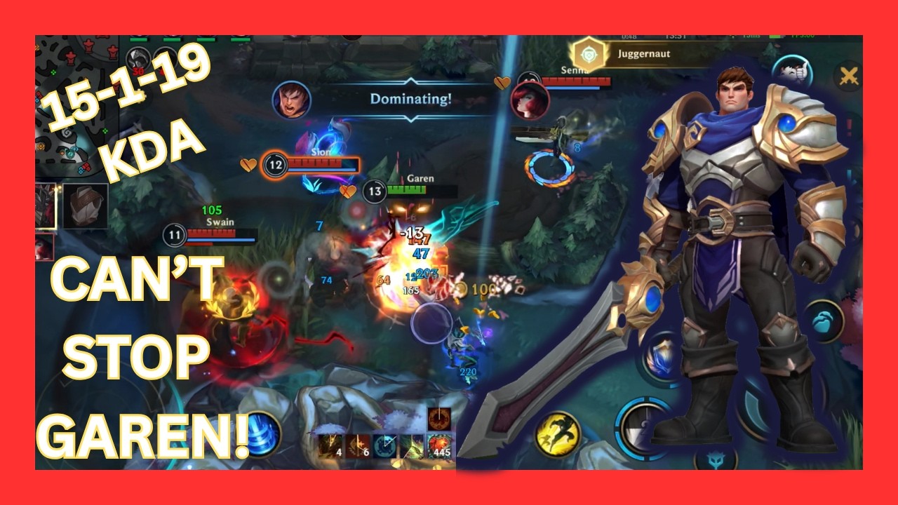 INSANE GAREN 1v9 CARRY (15/1/19) 🔥 | Wild Rift Gameplay