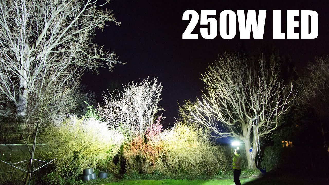 250W (25000+ lumen) LED Flood Light, Part 2 of 3