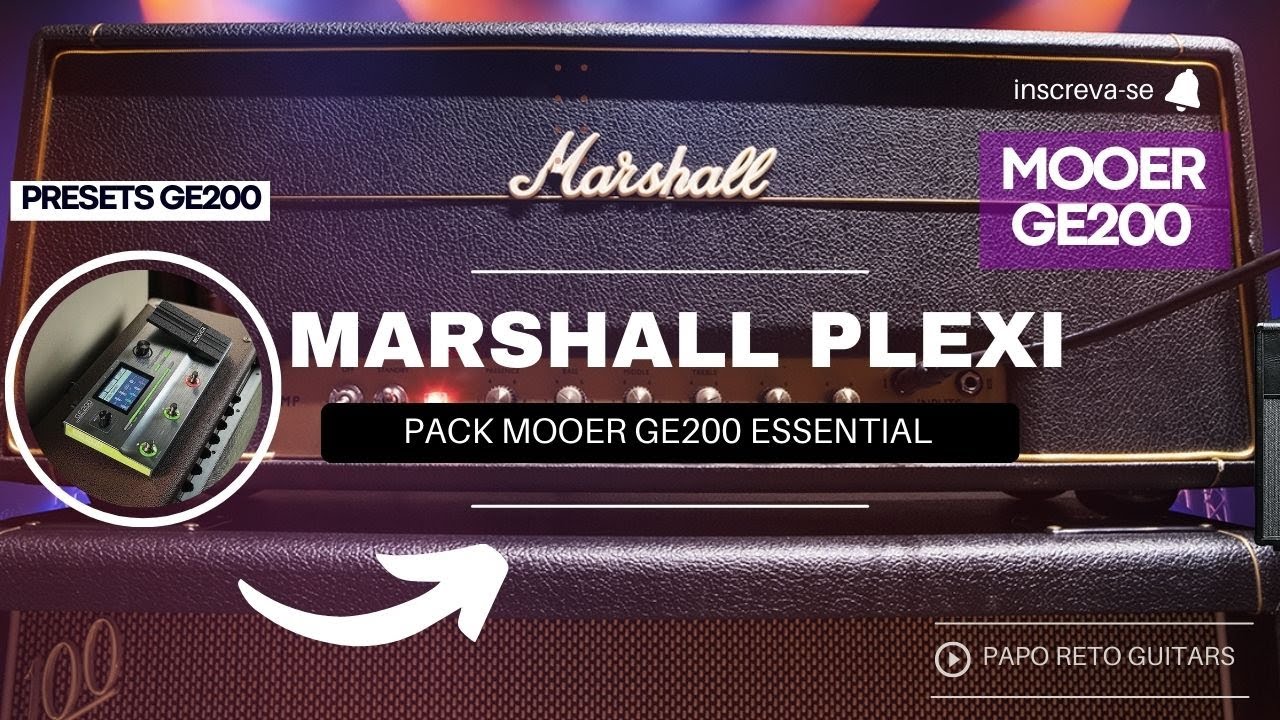 MOOER GE 200 // PACK MARSHALL PLEXI ESSENTIALS