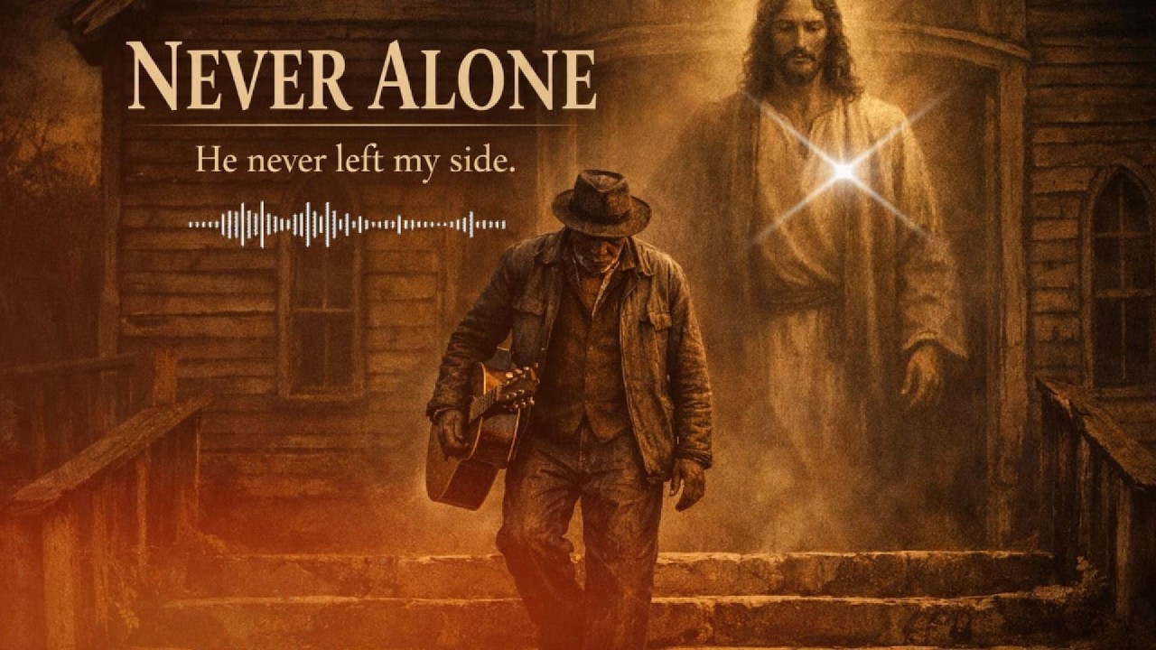NEVER ALONE — When God Feels Silent But Never Leaves | Gospel Blues | The Long Amen