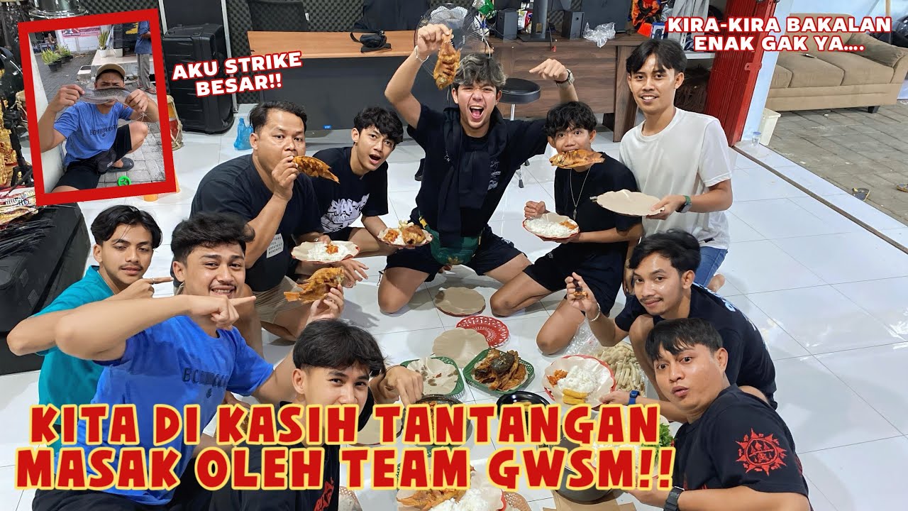 KESERUAN MANCING DAN MASAK BARENG TIM GWSM !! Kita cari ikannya dulu.