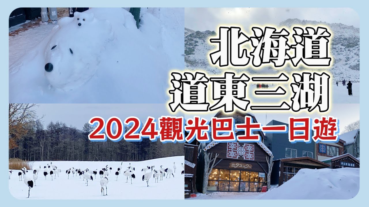 【日本旅遊】2024北海道道東三湖｜摩周湖+屈斜路湖+阿寒湖+鶴見台｜冬季限定White Pirika阿寒觀光巴士一日遊｜不自駕自由行｜冬季丹頂鶴｜砂湯+硫磺山