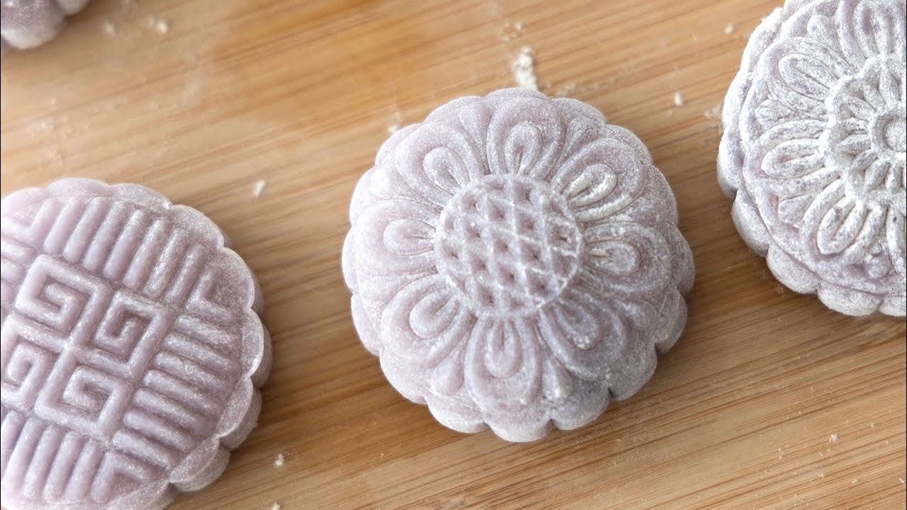 How To Make Purple Yam Mochi Mooncake