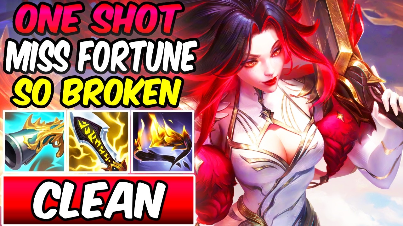 MID LANE MISS FORTUNE IS OP - (FULL ONE SHOT BUILD) - MVP T1 MISS FORTUNE 