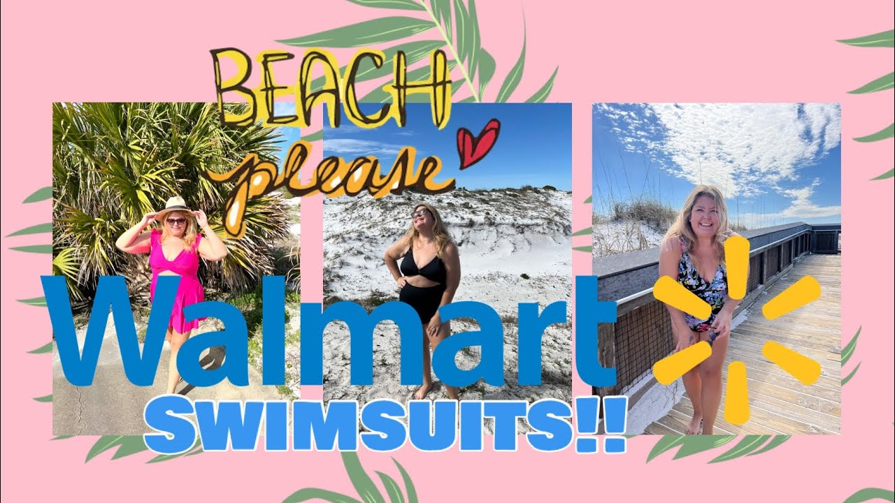 WALMART SWIMSUITS • SAME SUIT DIFFERENT SIZE • SISTER •WELCOME WARMER WEATHER!