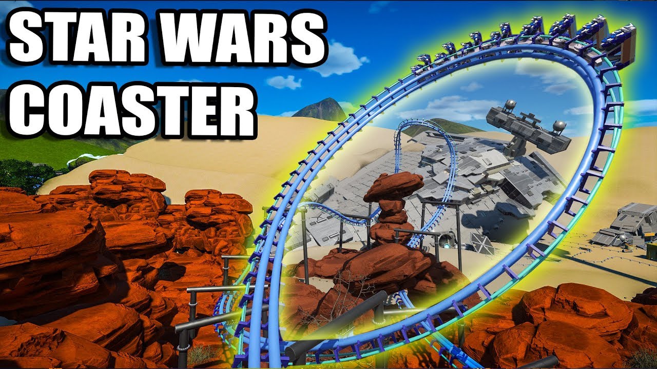 Planet Coaster #80 - STAR WARS PARK UND ACHTERBAHN - Speedbuild Deutsch