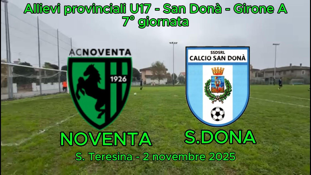 Noventa S Donà 2 novembre 2025