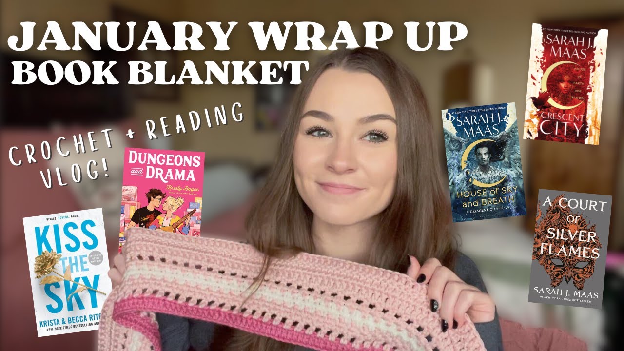 All the books I read in January! 🎲🌙🌹🔥🪽 | Reading & Crochet Vlog