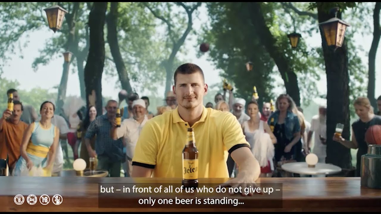 Jelen beer - Nikola Jokic - In front of people who do not give up