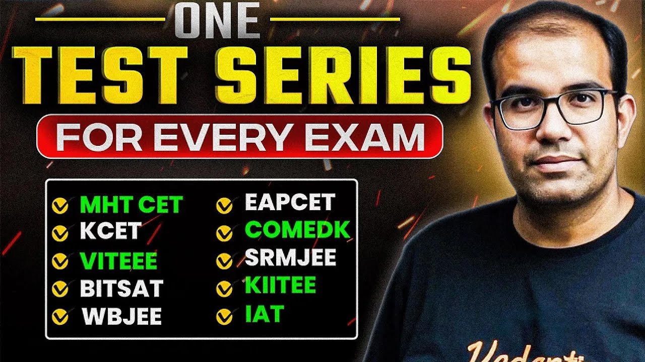 🔴SINGLE TEST SERIES for Every Entrance Exam ✅BITSAT ✅VITEEE  ✅MHTCET ✅KCET ✅COMEDK | Vinay Shur sir