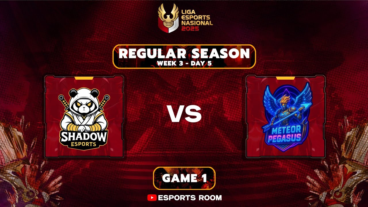 SHADOW ESPORTS vs METEOR PEGASUS - Game 1 | LIGA 2 ESPORTS NASIONAL - WEEK 3 DAY 5