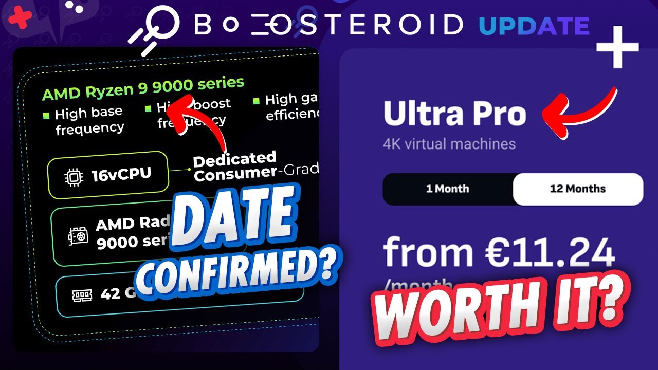 Przedstawiamy plan ULTRA PRO firmy Boosteroid! NOWA AKTUALIZACJA ARCHITEKTURY?