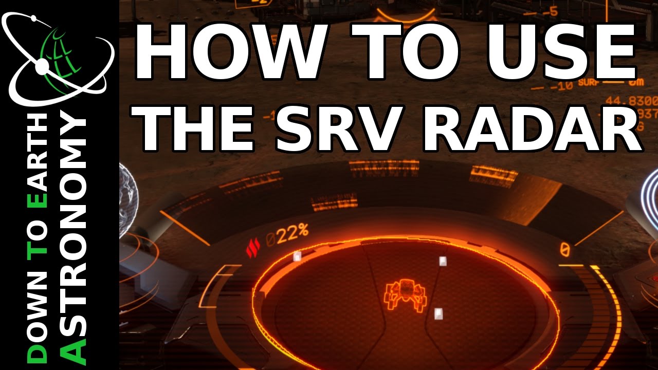 HOW TO USE THE SRV SCANNER / RADAR