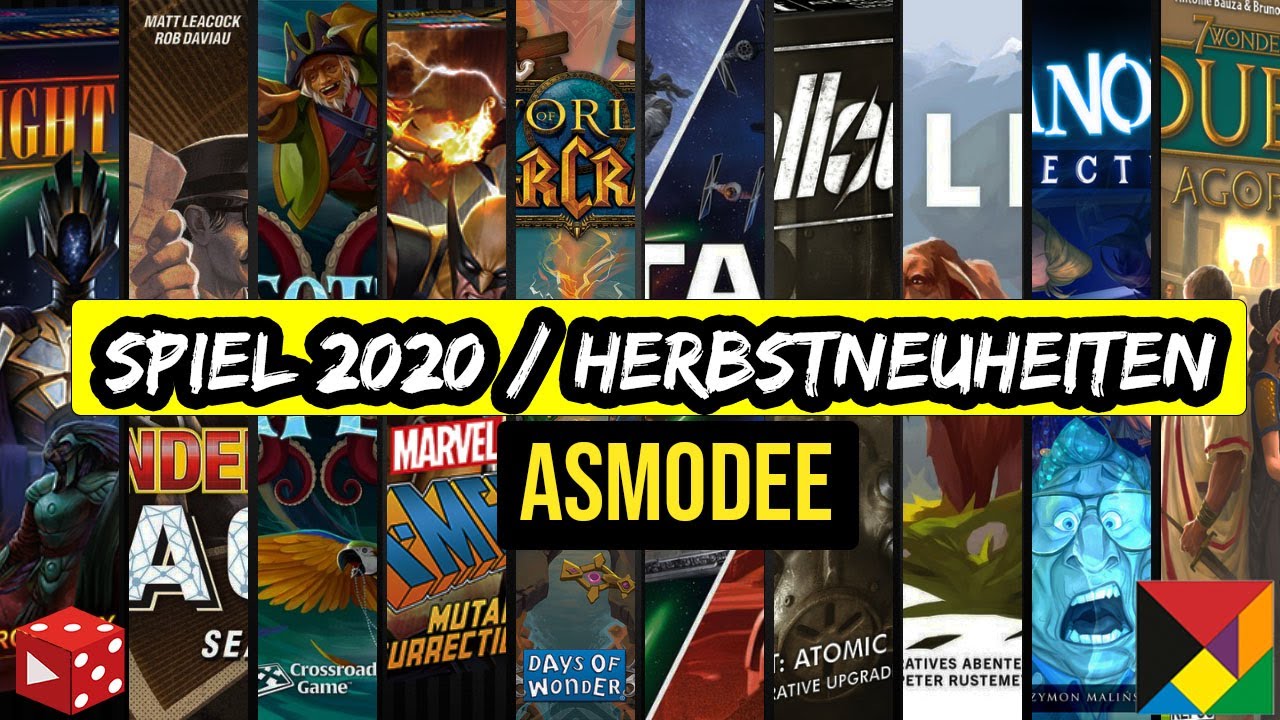 SPIEL 2020 Vorschau: Asmodee - Alle Neuheiten die in diesem Jahr noch erscheinen werden