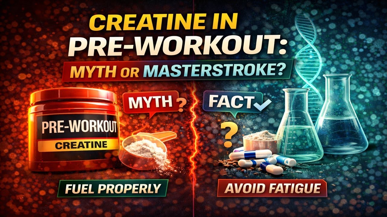 Creatine in Pre-Workout: Myth or Masterstroke? (Science Explained)