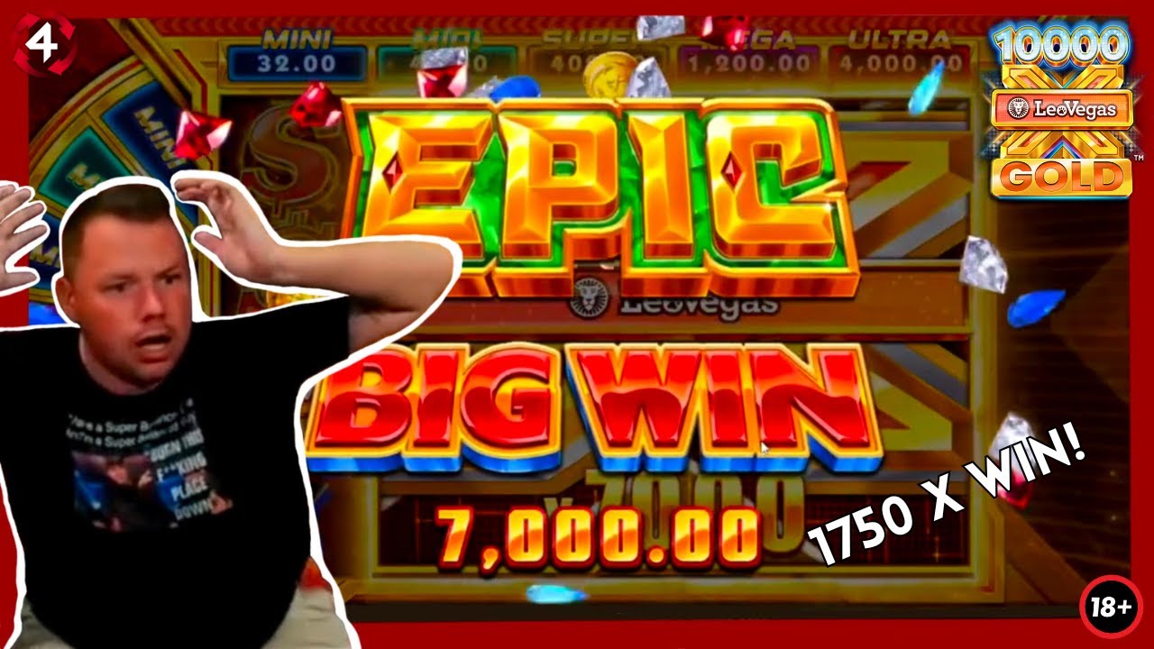 10,000 X Gold 🪙🎰 - 1,750 x Win - 4ThePlayer