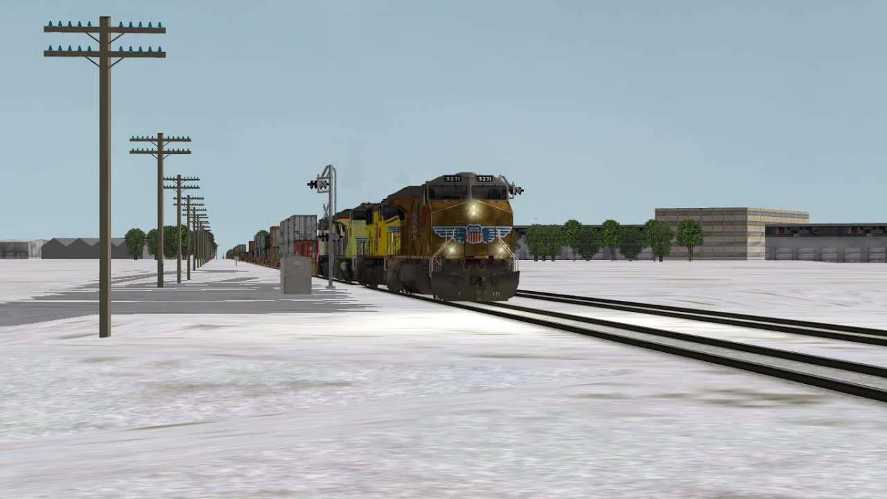 ORTS: Fast UP C45ACCTE #5271 WB IG4TA-02 At Clinton, IA