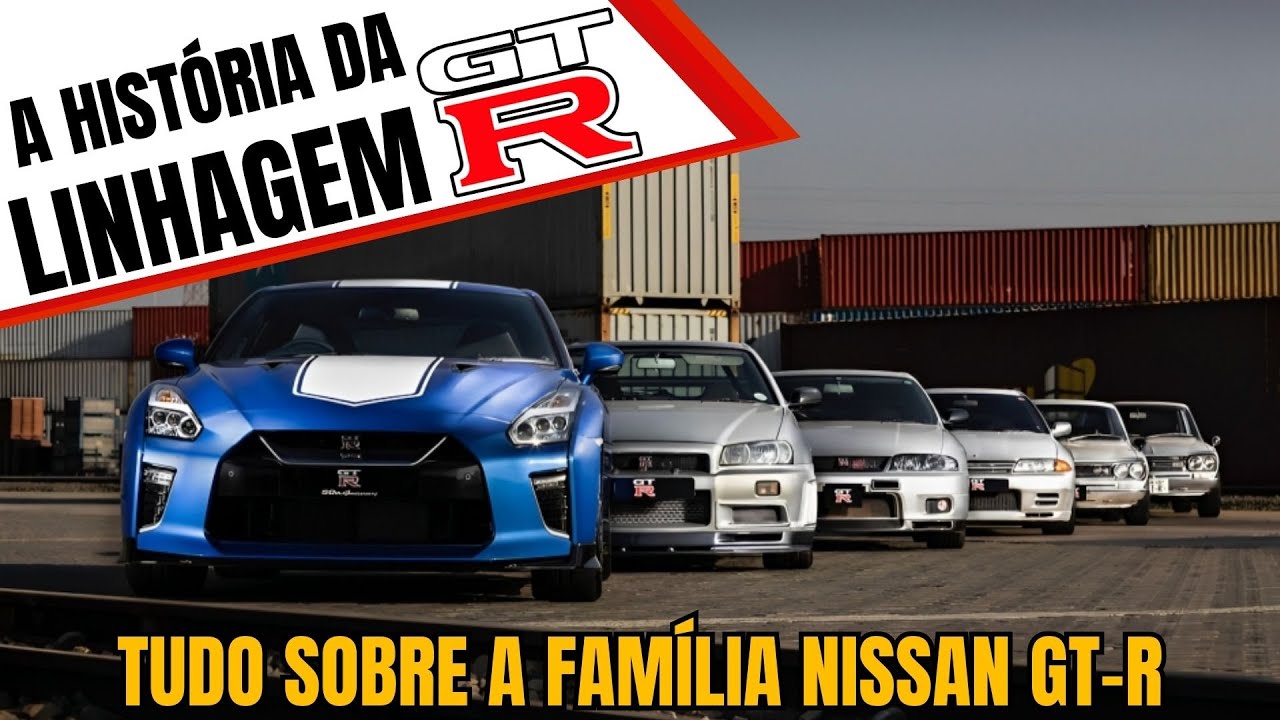 NISSAN GT-R a TRAJETÓRIA de SUCESSO no AUTOMOBILIMO e uma LENDA das RUAS - EP.78