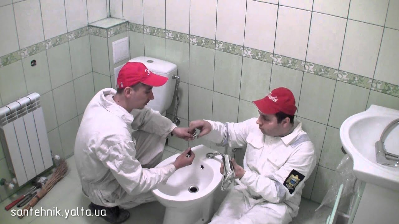 Установка биде - подробный видео урок