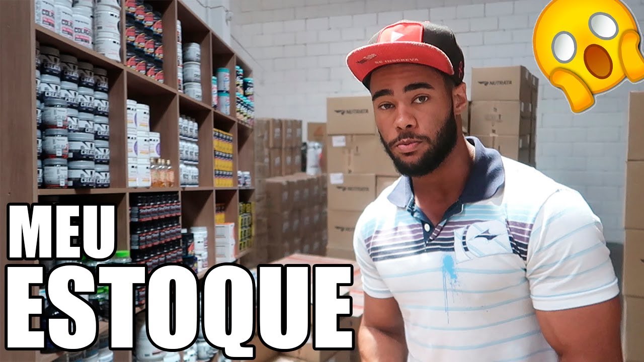 MEU ESTOQUE DE SUPLEMENTOS!
