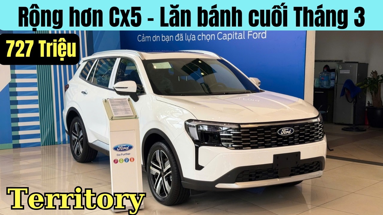 ✅Giữa tháng 3 lăn bánh Ford Territory | Rộng, Khoẻ, ngon hơn Cx5 nhi? | Tổng Lăn Bánh Ford Territory