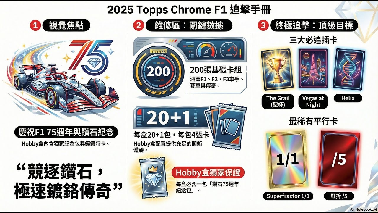 一張破萬？漢密爾頓法拉利首秀卡暴漲！2025 F1 投資全解析 📈 Hamilton Ferrari Card Explodes! Topps Chrome F1 Investing