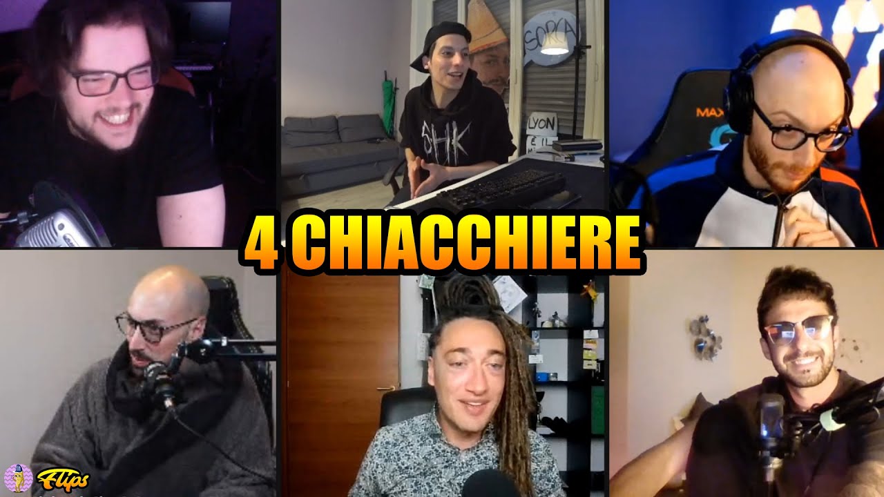 4 Chiacchiere con Emalloru, Paolo, Cippe, Enkk e Ivan | Homyatol live