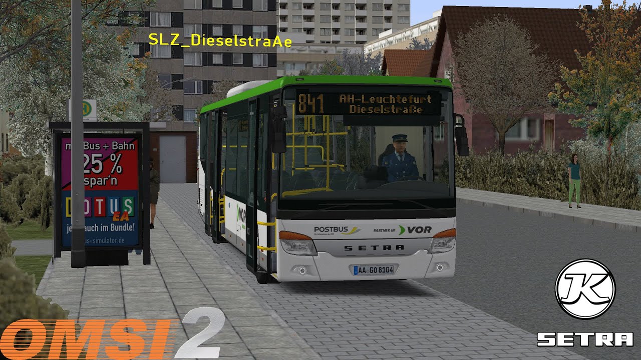 Omsi 2 - Ahlheim Laurenzbach Updated - Line 841 - Setra S416 LE Facelift