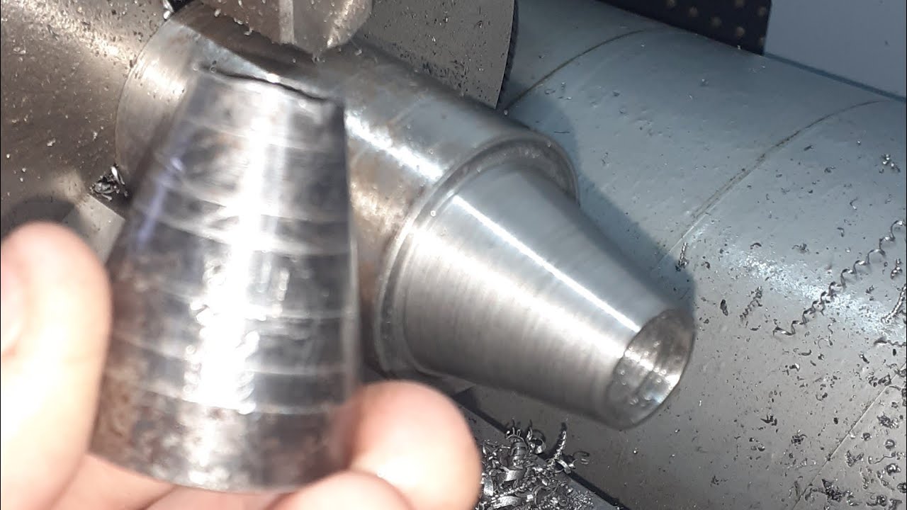 FABRICACION DE PIEZA CONICA EN TORNO BTA DE 500
