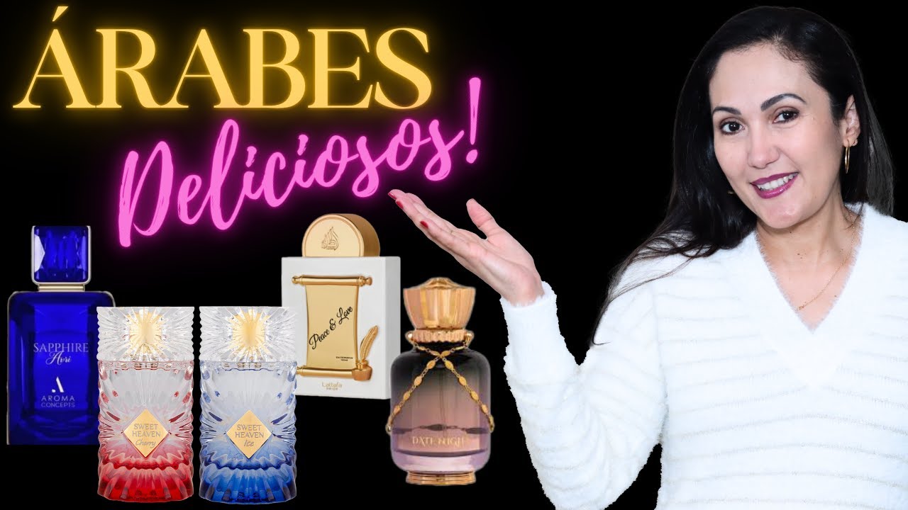 NUEVOS Perfumes Arabes Deliciosos! Sweet Heaven Cherry, Date Night, Peace & Love, Sapphire Avri