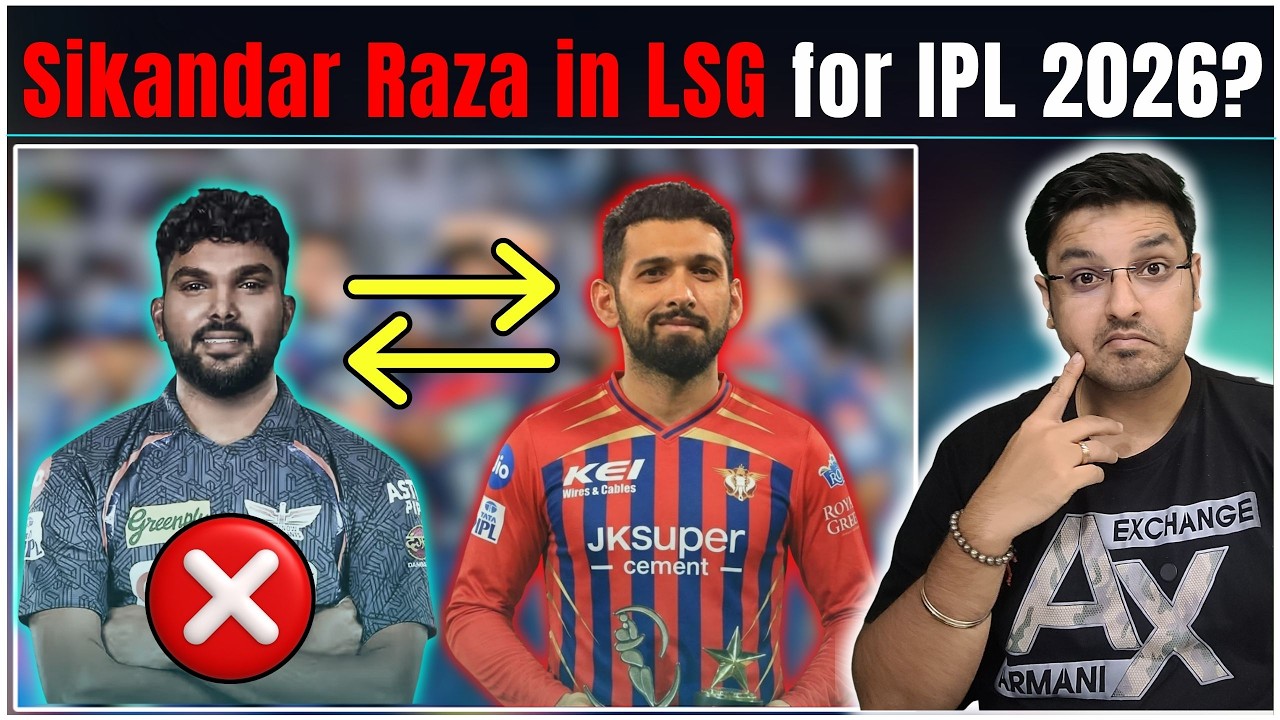 LSG Taking Big Call on Replacement? Sikandar Raza in for Wanindu Hasaranga | IPL 2026 Updates