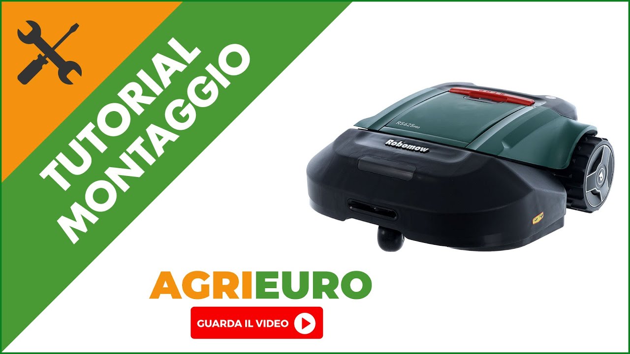 Robot rasaerba Robomow RS625 Pro: montaggio completo del robot tagliaerba innovativo e performante.