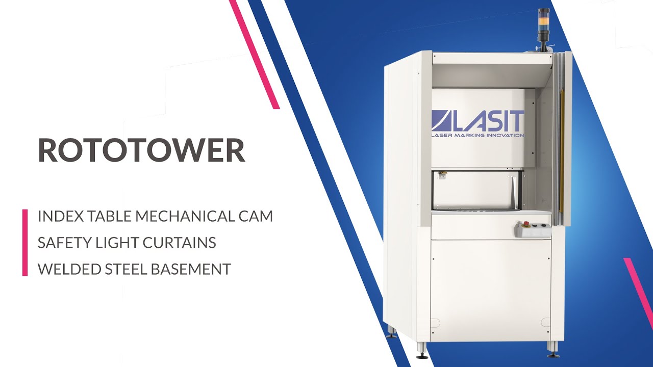 RotoTower - Compact rotary table laser marker - LASIT