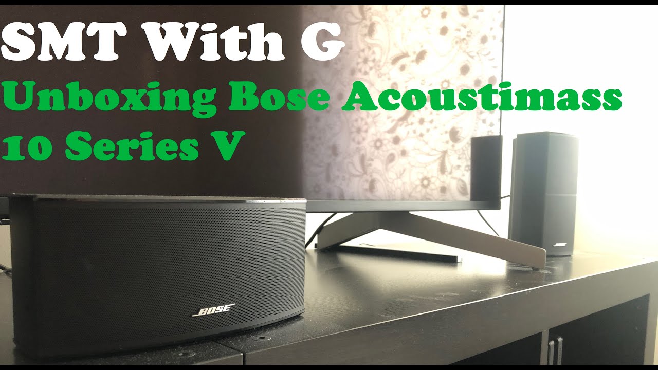 Bose Acoustimass 10 Series V Unboxing