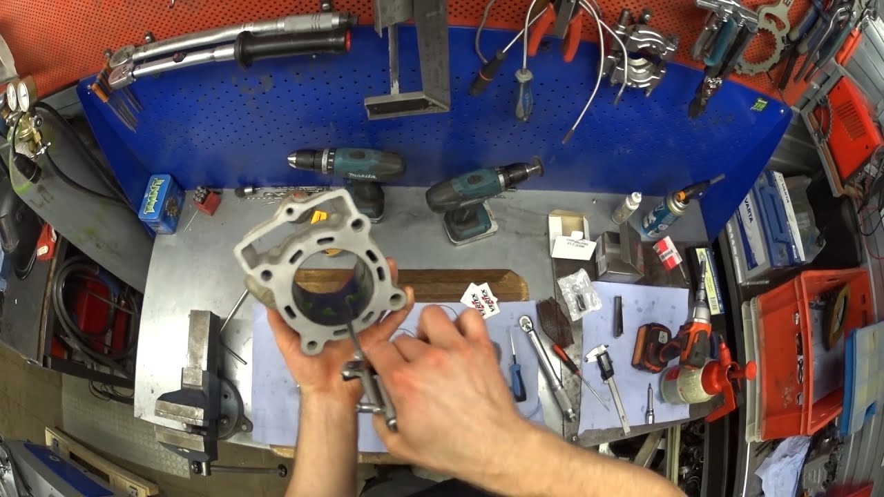 ✅ЗАМЕНА ПОРШНЯ НА 4Т МОТОЦИКЛЕ. Часть2 Four stroke top end rebuild. Pt.2