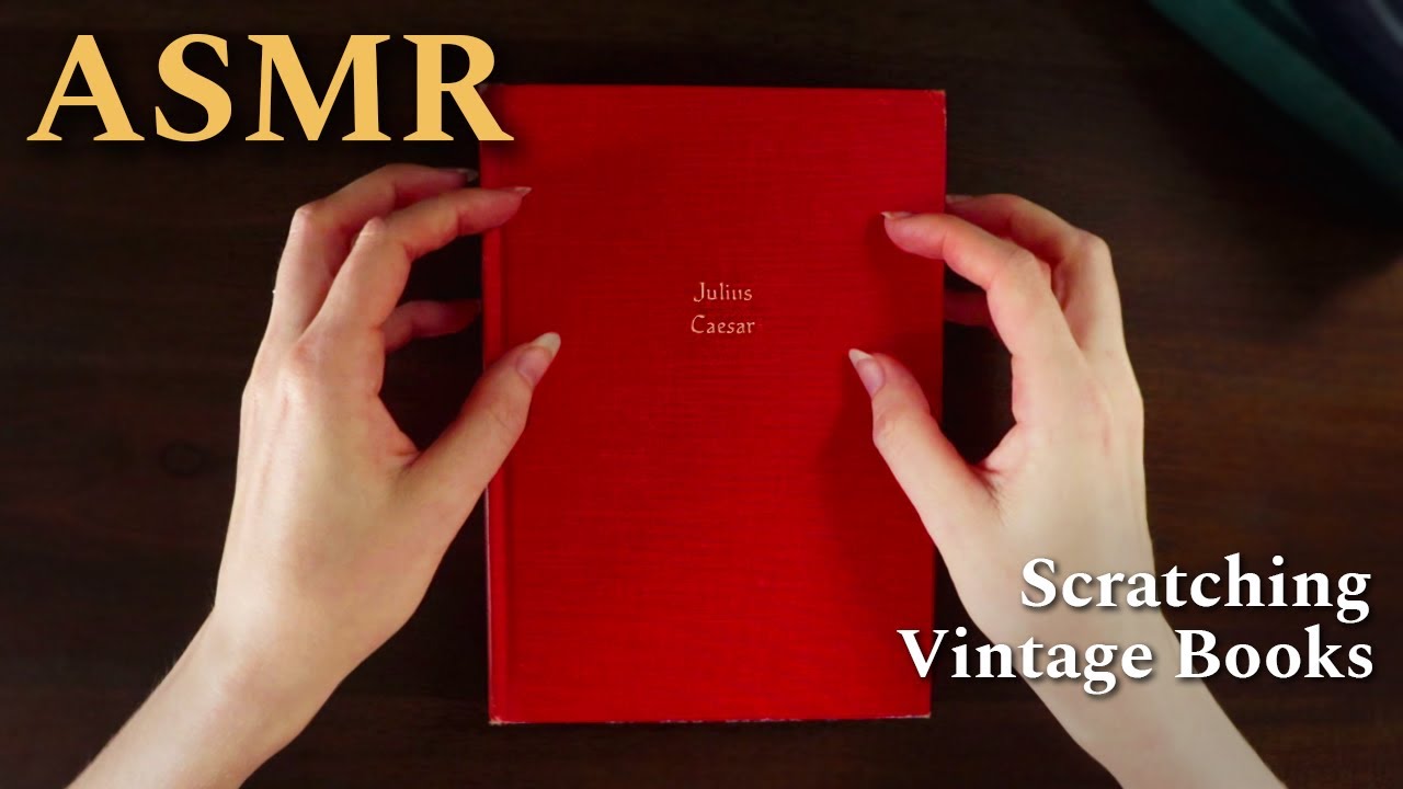 ASMR | Scratching ONLY on Vintage Books - No Talking