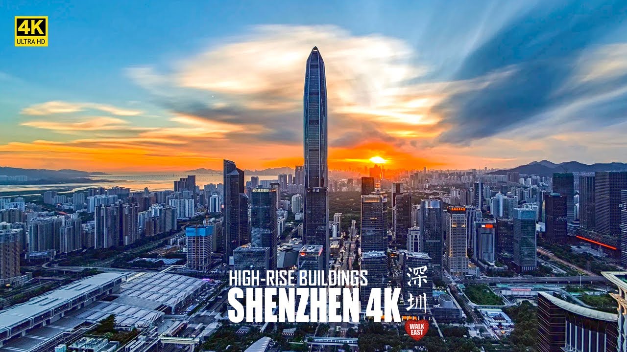Shenzhen Skyscrapers Area Tour | The Crazy Eco-Tech Park | Guangdong, China | 4K HDR | 深圳